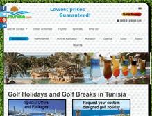 Tablet Screenshot of golftunisia.com